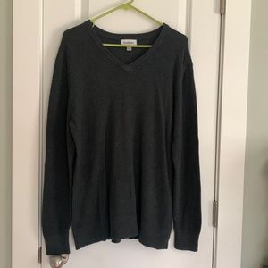 Goodfellow & Co Charcoal Gray V Neck Pullover
